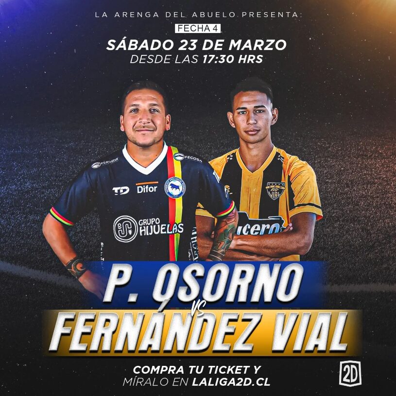 Fútbol chileno Osorno vs Fernández Vial