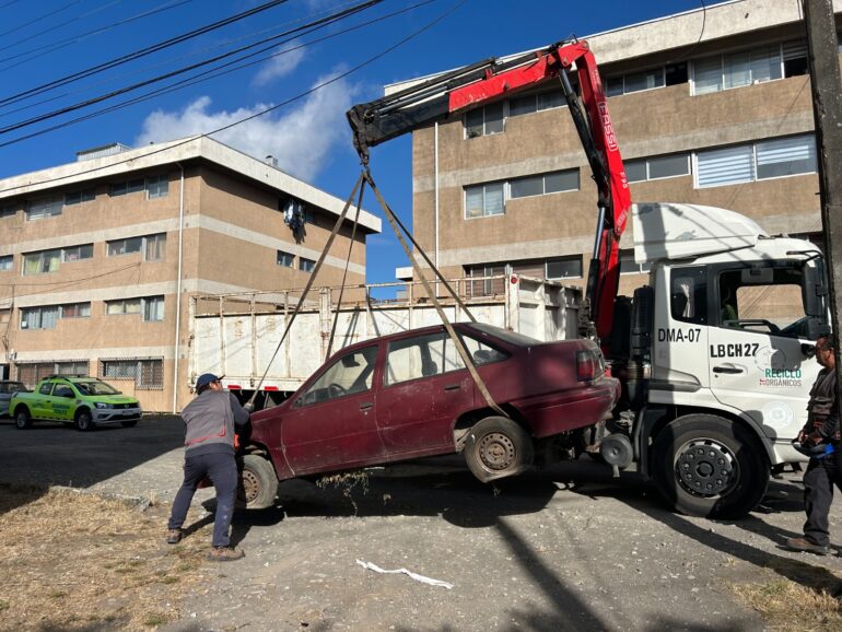 Vehículo retirado en Talcahuano