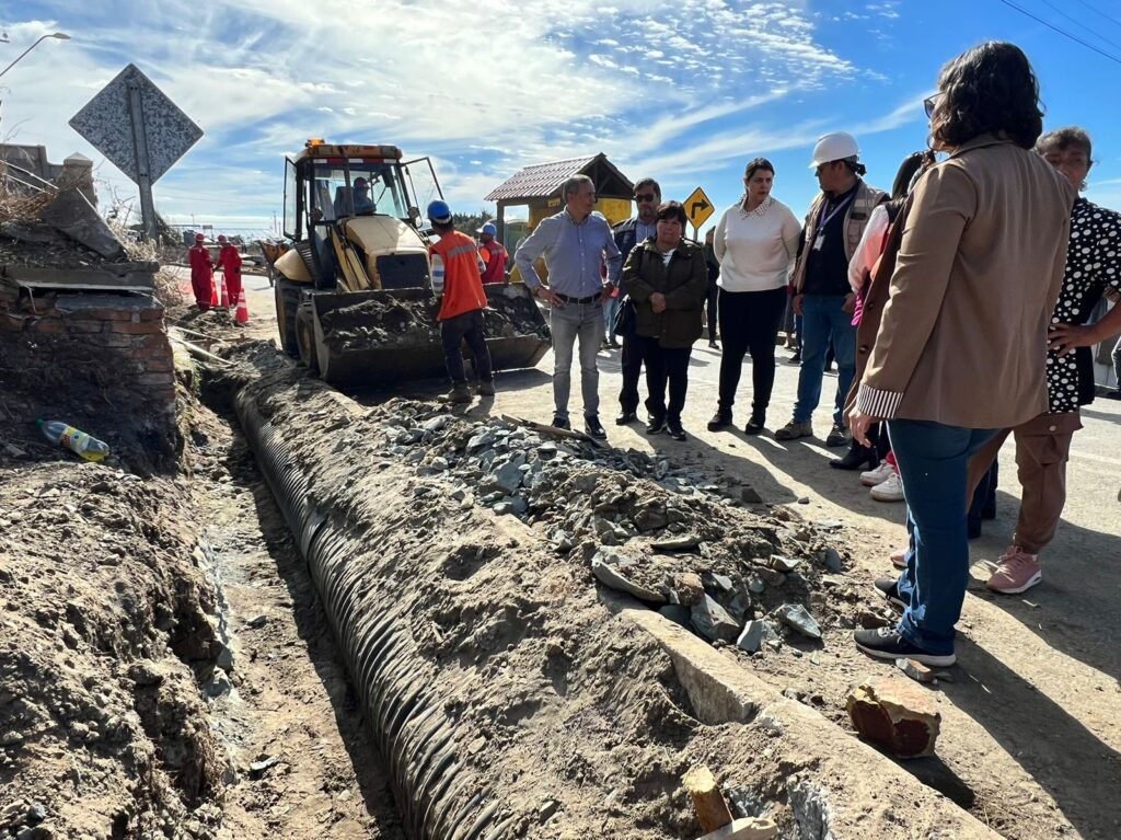 Obras de construcción de alcantarillas de Punta Lavapié || DPR Biobío