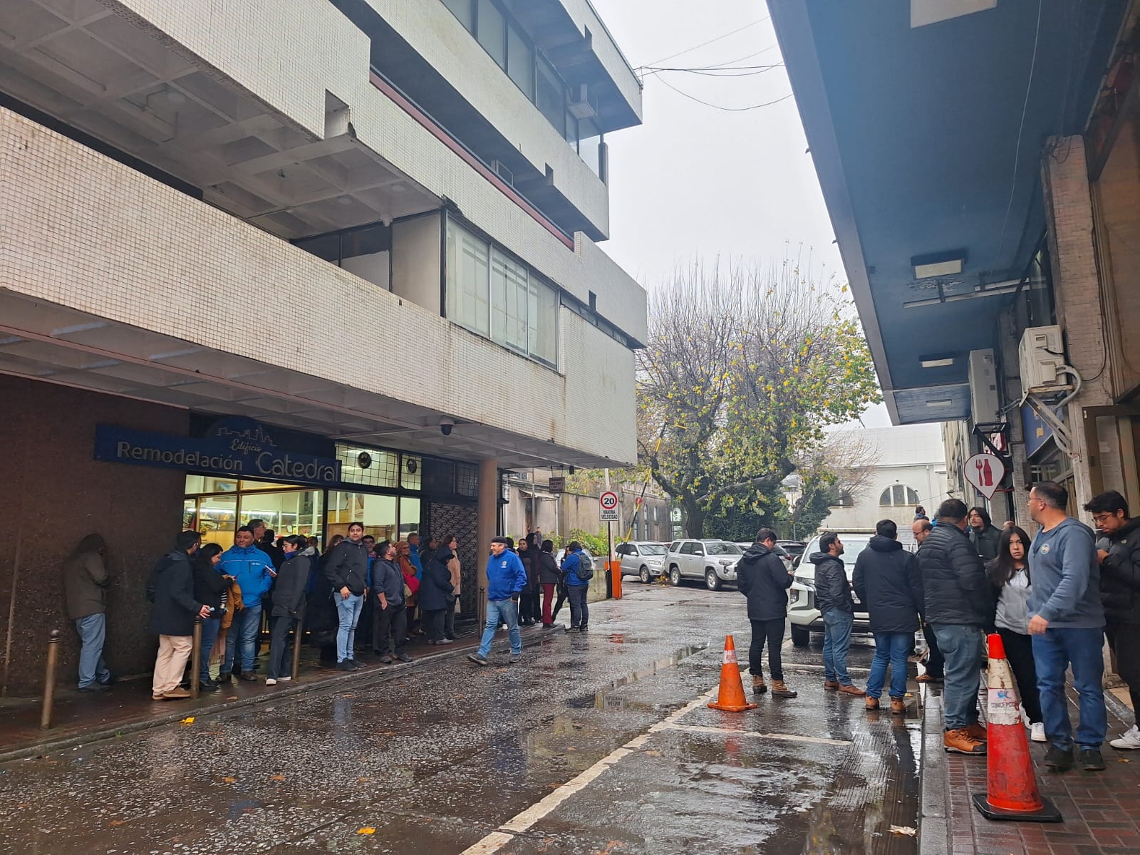 Evacuados tras amago de incendio en Municipalidad de Concepción || Cedida