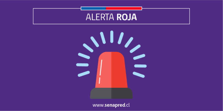 Alerta Roja || Senapred en X