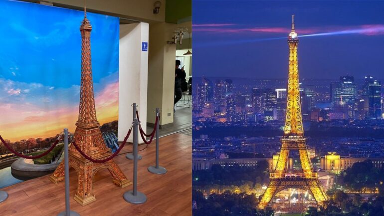Torre Eiffel en comparativa || Sala de Prensa