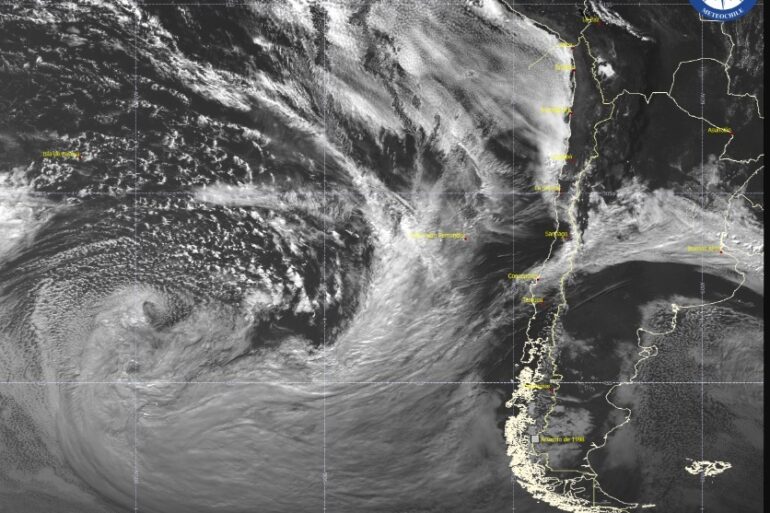Sistema frontal en el Biobío
