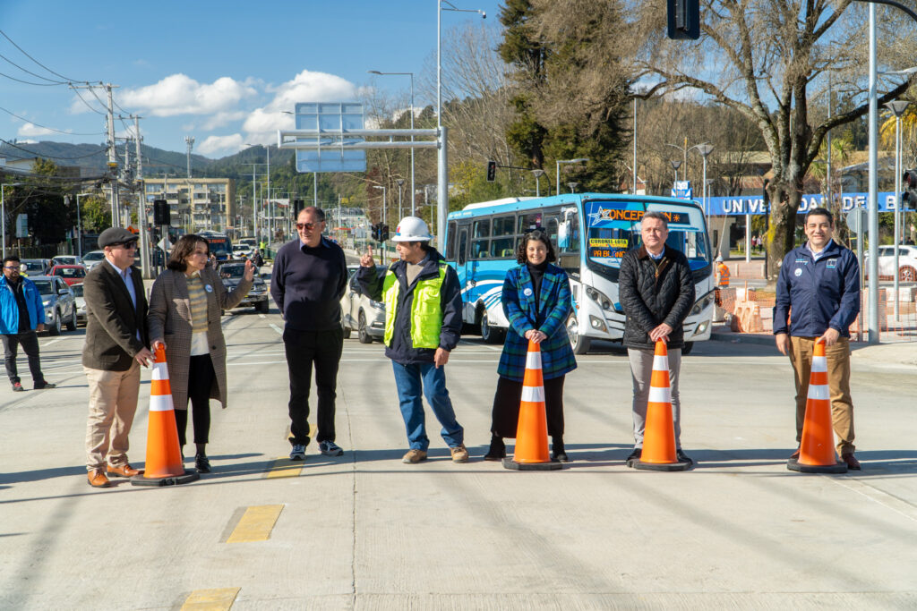 Autoridades en Puente Collao || DPR Biobío