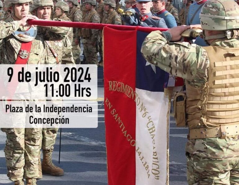 El Juramento a la Bandera provocará desvíos en el centro de Concepción || Cedida