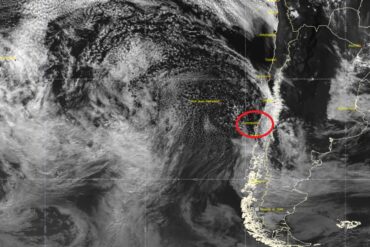 Lluvia en Concepción Carta Sinóptica