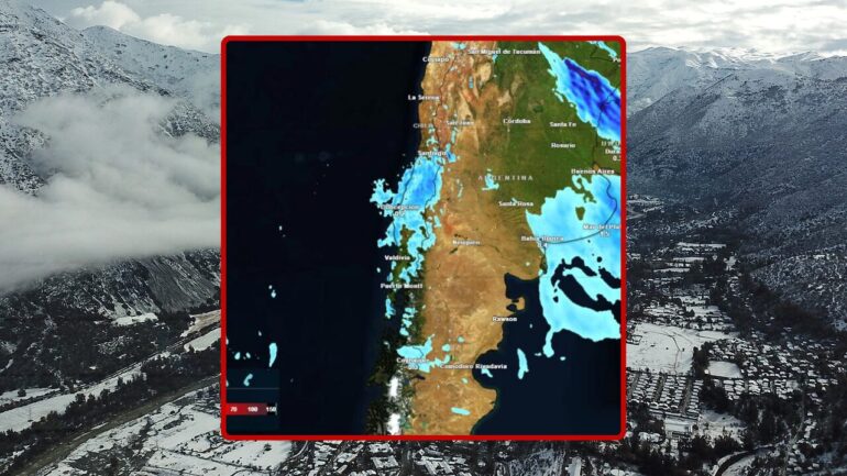 Alerta de heladas en dos regiones de Chile emitida por Meteorología en agosto 2024