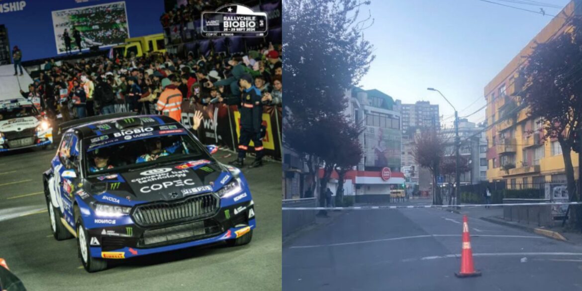 Cortes de calles WRC Chile