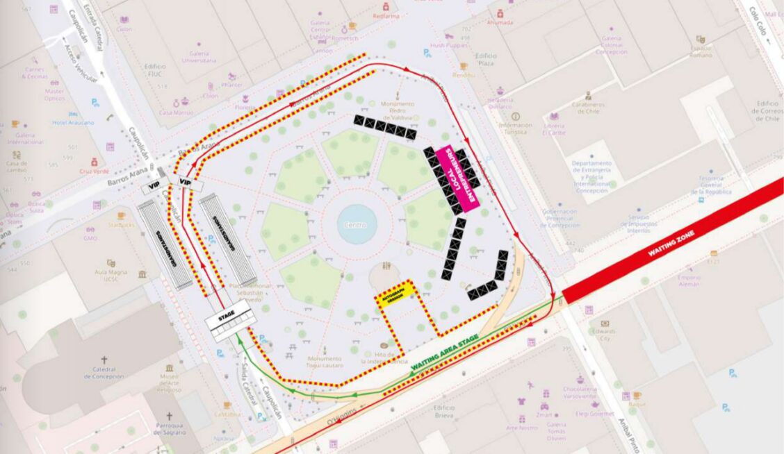 Mapa WRC Chile largada