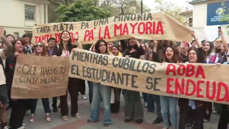 protesta estudiantes uss tras caso marcela cubillos