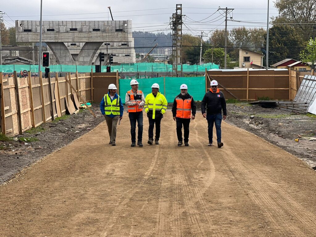 Obras de puente Chacabuco