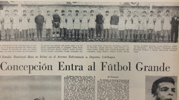 Diario debut Deportes Concepción 1966