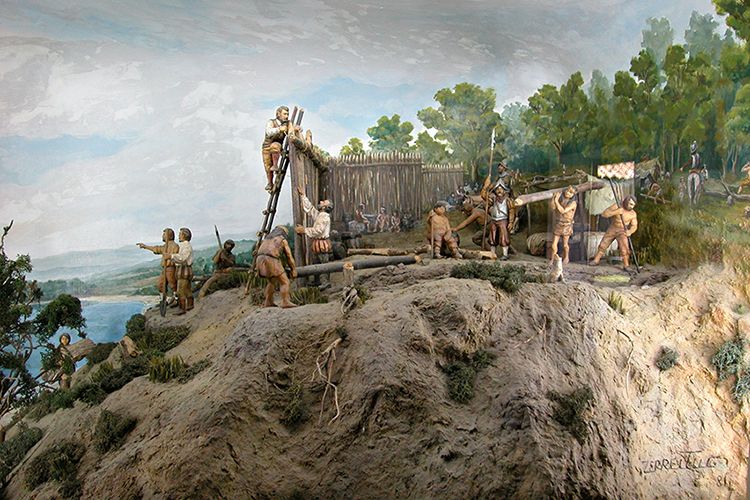 Diorama del antiguo Concepción