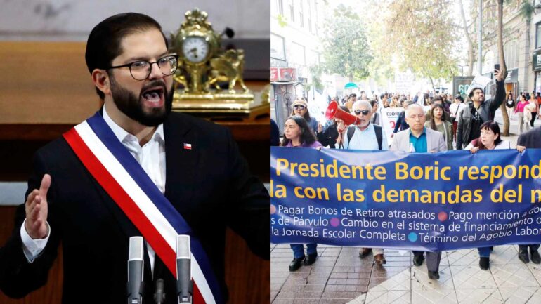 Boric y Deuda Histórica con los profesores