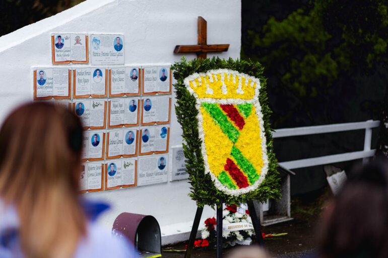 Responso en recuerdo de La tragedia del Regimiento Chacabuco.