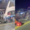 Accidente Eme Bus en Puente Llacolén de Concepción