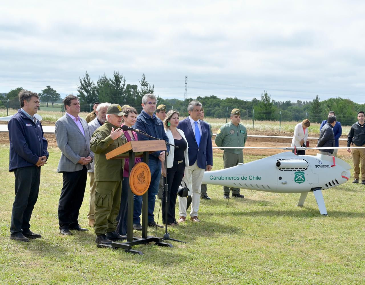 Entrega dron Araucanía