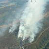 Incendio forestal Los Álamos vista aérea