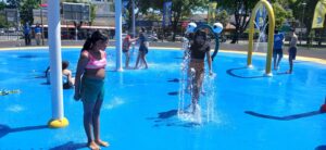 Juegos de agua Parque Ecuador