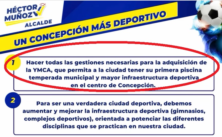 Propuestas deportivas Héctor Muñoz Ymca