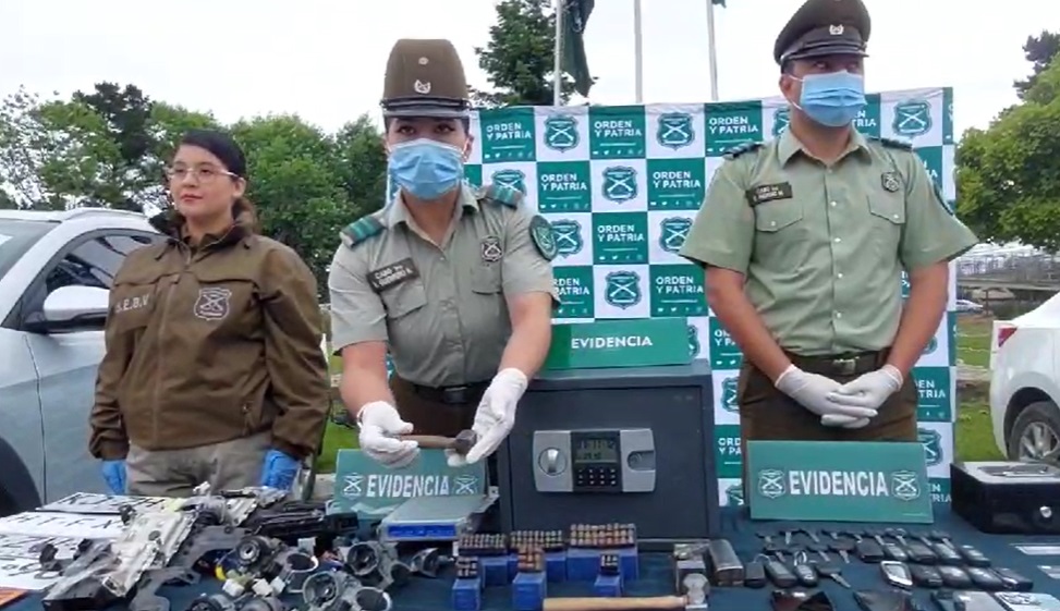 Carabineros robo de vehículos