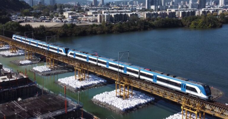 Biotrén en Puente Ferroviario