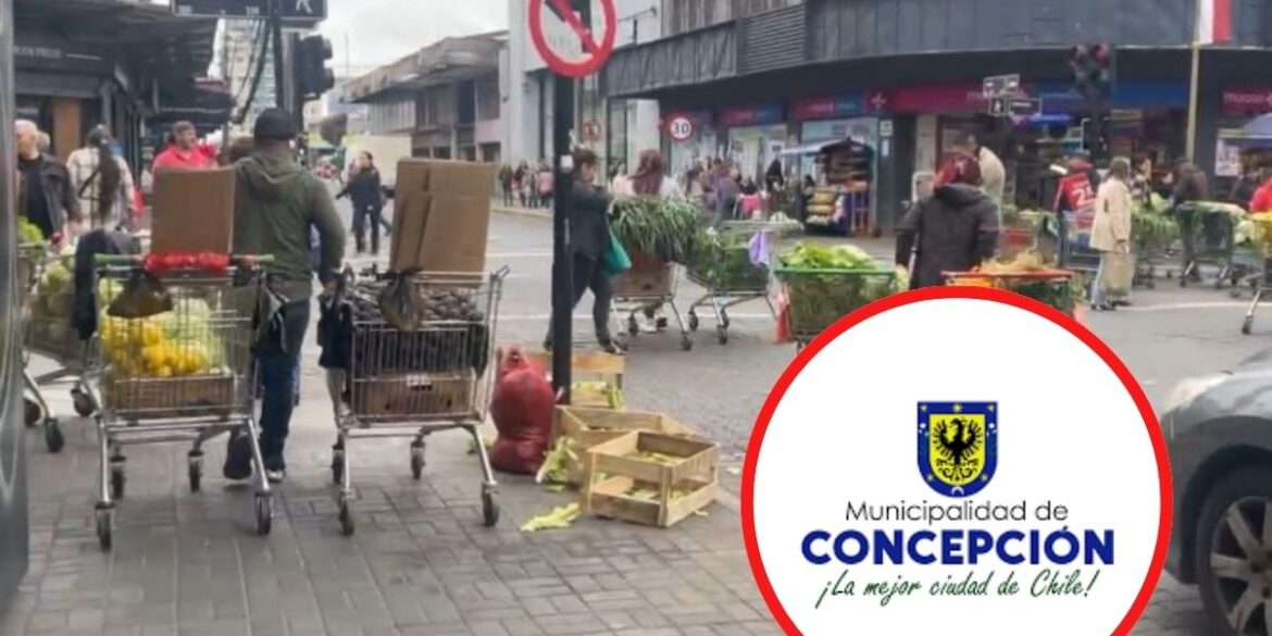 Comercio Ambulante calle Freire Concepción