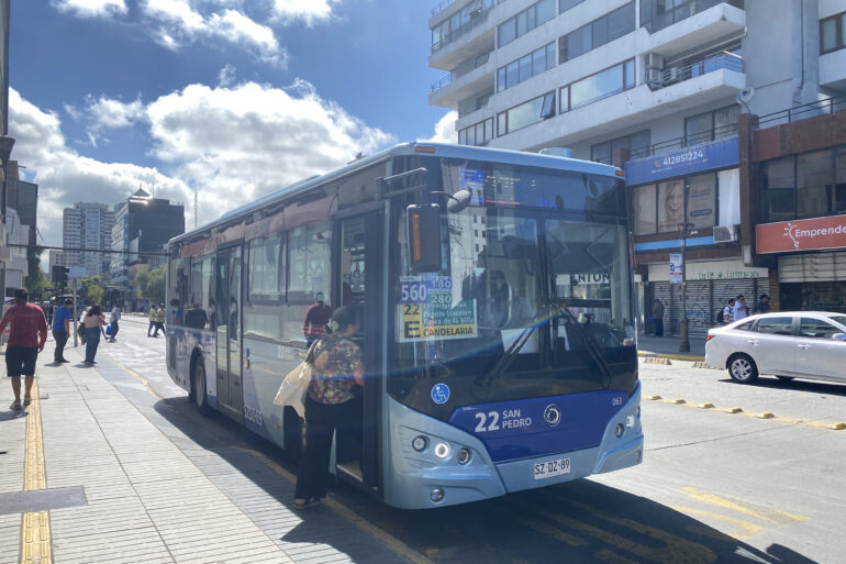 Máquina 63 de la línea 22 San Pedro Transporte Público Concepción