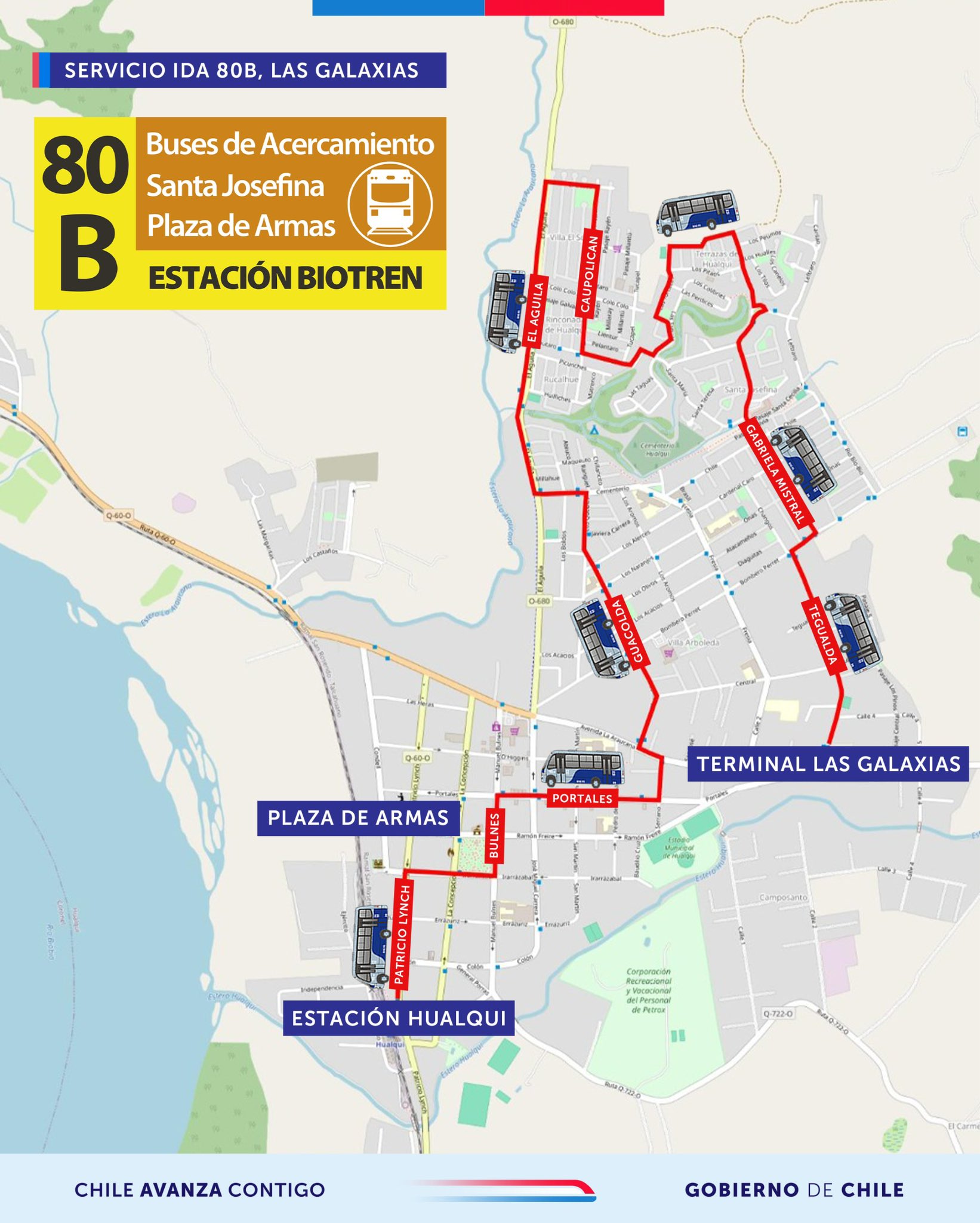 Variante 80 B Las Galaxias